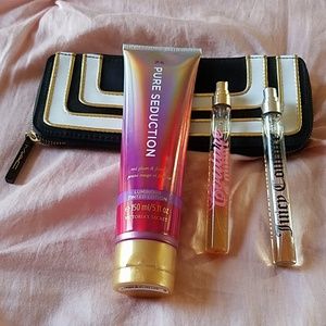 MAC cosmetic pouch/ Juicy couture/VS